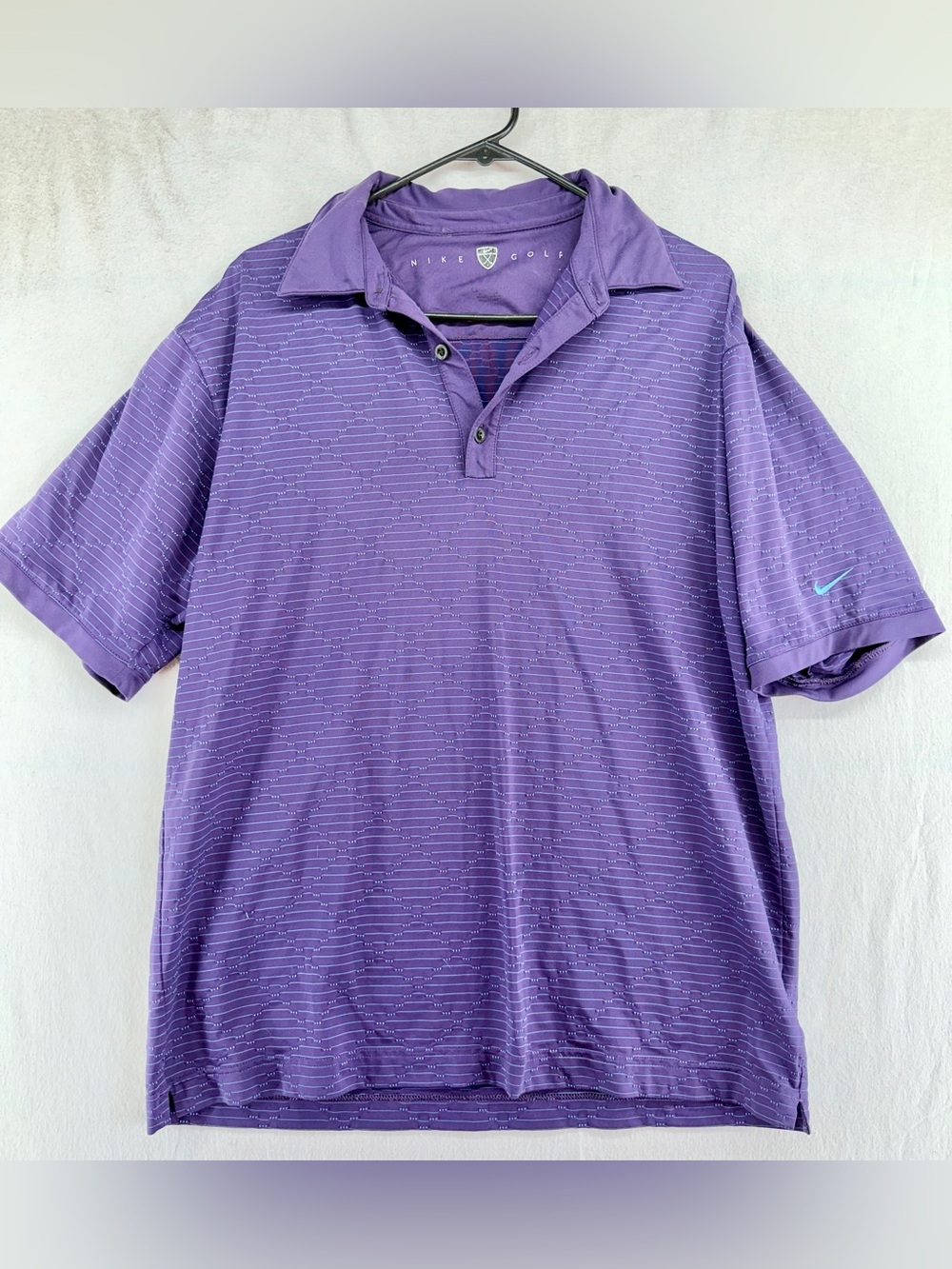 Nike Golf Purple Short-Sleeve Polo Men’s Large